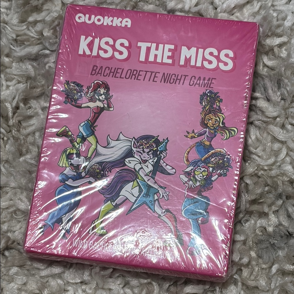 “Kiss the Miss”‎ Bachelorette Night Game, Drinking Game For Women-NIP